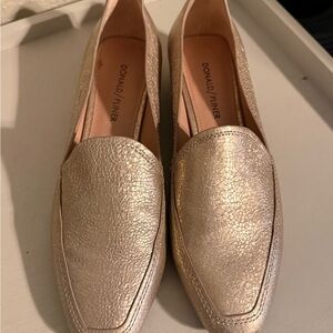 Donald J. Pliner Women's Metallic Gold Flats